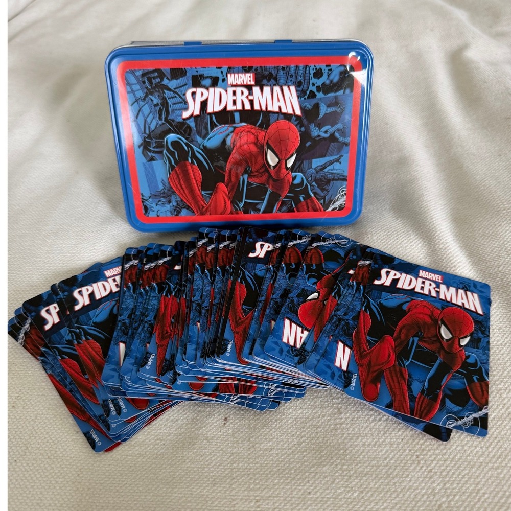 Marvel Spider-Man Special Edition Playing Card Set Aquarius 2 Decks Tin 104-068